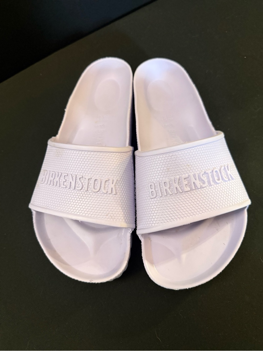 Birkenstock Light Lavender Slide Sandals